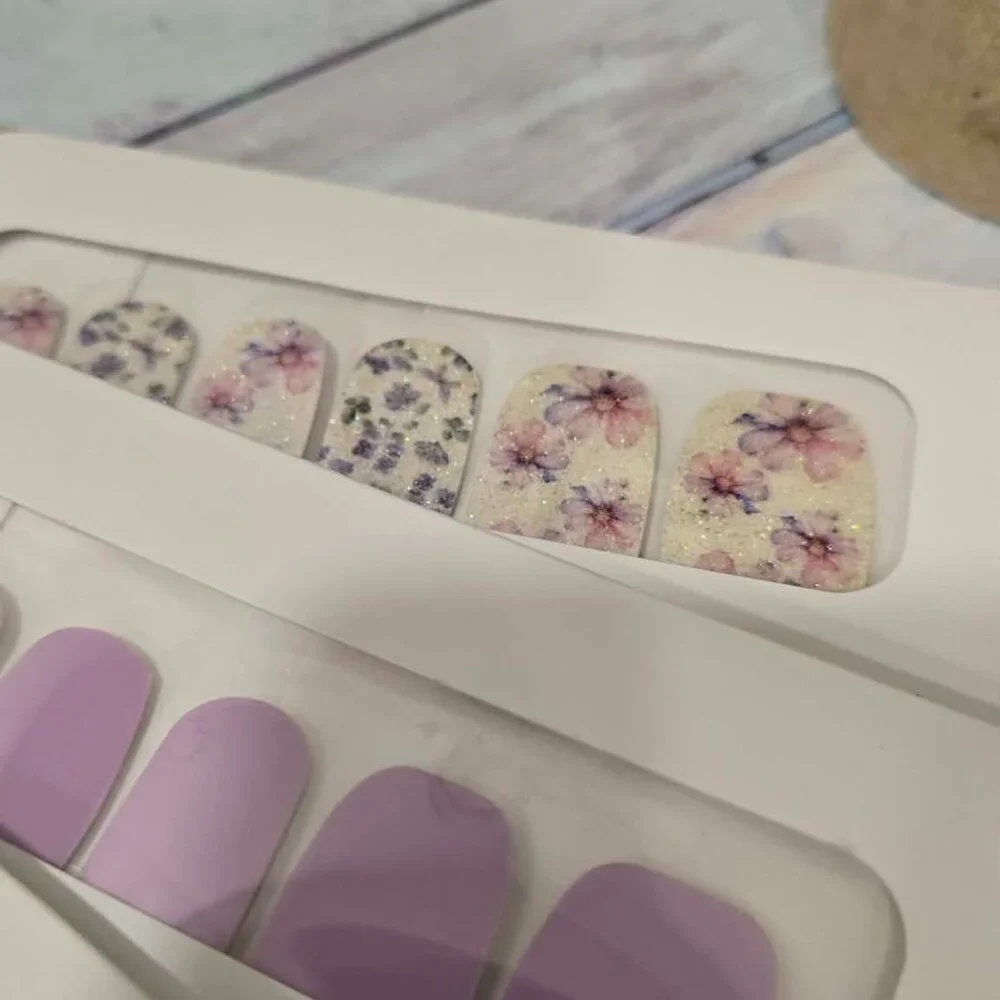 Color Street Purple Press on Nail Design Bundle